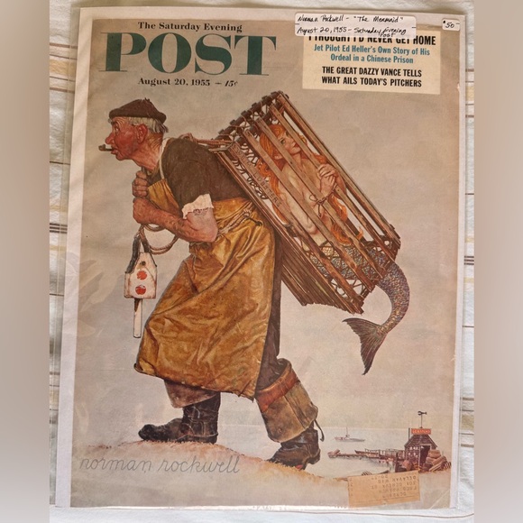 Vintage 1955 Norman Rockwell 